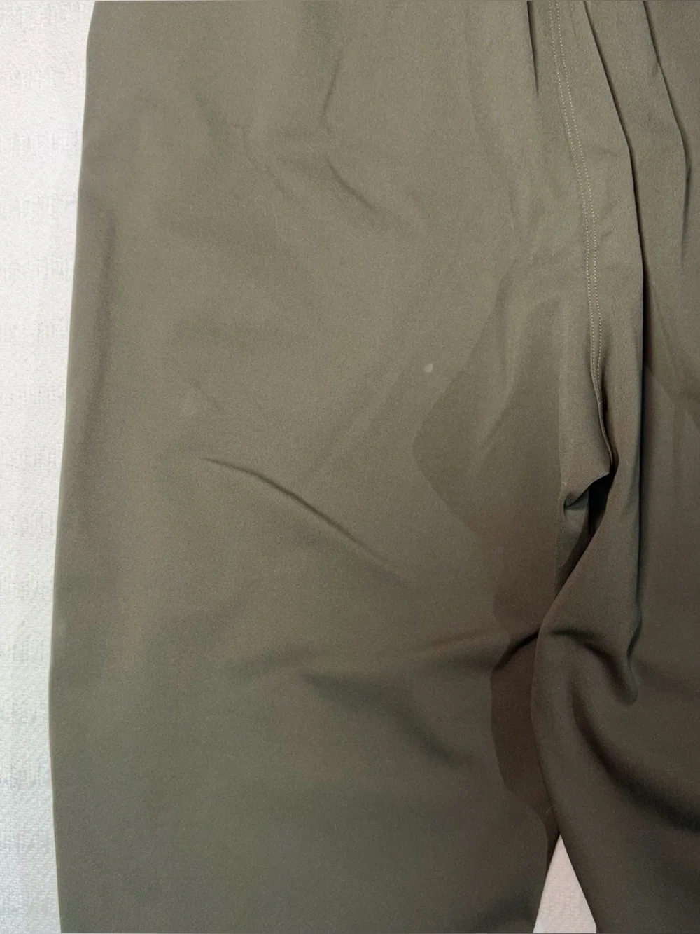 Lululemon Keep Moving Pant 7/8 High Rise Trouser Size 4 Athleisure Olive Green - Picture 6 of 6